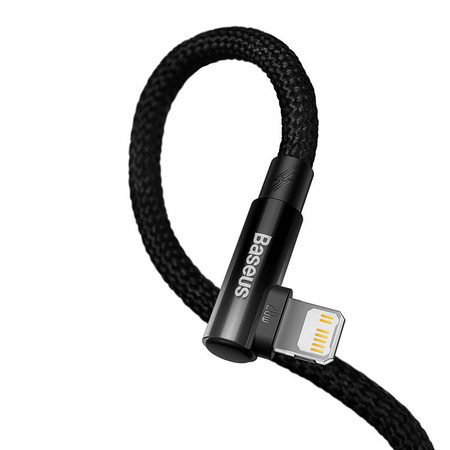 KABEL USB-C DO LIGHTNING BASEUS MVP 20W 2M (CZARNY)