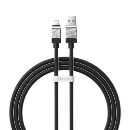 KABEL SZYBKO ŁADUJĄCY BASEUS USB-A DO LIGHTNING COOLPLAY SERIES 20W 2M (CZARNY)