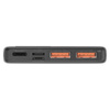 Powerbank Baseus Adaman Metal, 10000mAh, 2xUSB, USB-C, Lightning, MicroUSB 22.5W (czarny)