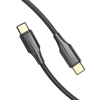 KABEL USB-C 2.0 DO USB-C VENTION TAUBH 2M, 3A, LED CZARNY