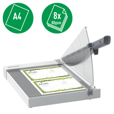 GILOTYNA DO PAPIERU A4 LEITZ PRECISION HOME 90180000 CZARNY 8 KART