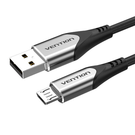 KABEL USB 2.0 DO MICRO USB VENTION COAHF 3A 1M (SZARY)