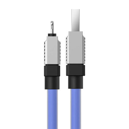 KABEL SZYBKO ŁADUJĄCY BASEUS USB-A DO LIGHTNING COOLPLAY SERIES 2.4A 1M (FIOLETOWY)