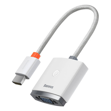 ADAPTER HDMI DO VGA BASEUS LITE SERIES, BEZ AUDIO (BIAŁY)