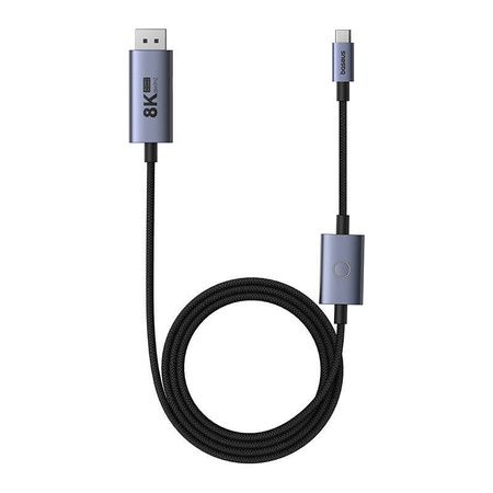 ADAPTER USB-C - DP BASEUS 8K 1,5M (CZARNY)