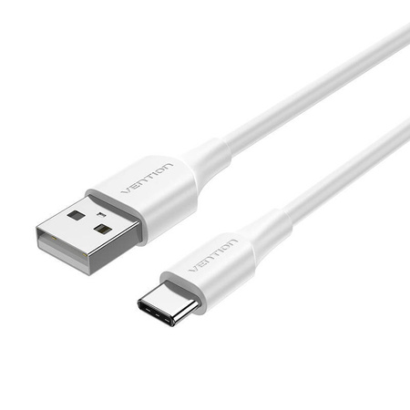 KABEL USB 2.0 A DO USB-C 3A VENTION CTHWH 2M BIAŁY