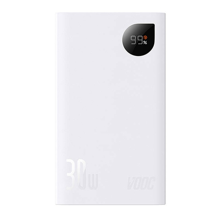 POWERBANK BASEUS ADAMAN 2, 20000MAH, 2XUSB, USB-C 30W,  (BIAŁY)