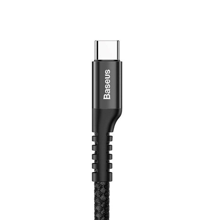 Kabel USB do USB-C sprężynowy Baseus Spring 1m 2A (czarny)