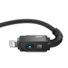 KABEL SZYBKIEGO ŁADOWANIA BASEUS USB C DO IP 20A,1M (CZARNY)