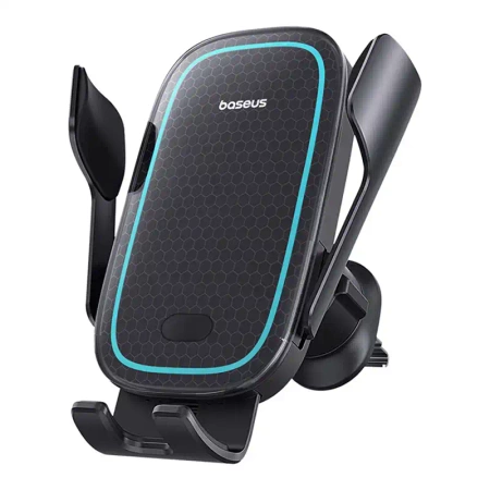 Uchwyt samochodowy z ładowarką Baseus MilkyWay Pro 15W (czarny)