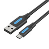 KABEL USB 2.0 A DO MICRO USB VENTION COLBD 3A 0,5M CZARNY