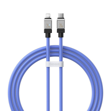 KABEL SZYBKO ŁADUJĄCY BASEUS USB-C DO LIGHTNING COOLPLAY SERIES 20W 1M (FIOLETOWY)