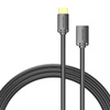 KABEL HDMI 2.0 MĘSKI DO HDMI 2.0 ŻEŃSKI VENTION AHCBG 1,5M, 4K 60HZ, (CZARNY)