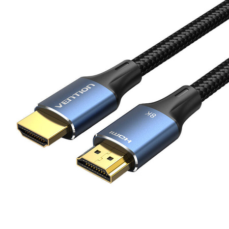 KABEL HDMI 2.1 VENTION ALGLF, 1M, 8K 60HZ/ 4K 120HZ (NIEBIESKI)