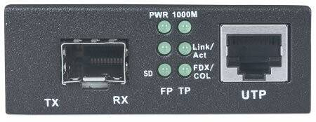 INTELLINET MEDIA KONWERTER 10/100/ 1000BASE-TX-SLOT SFP GBIC