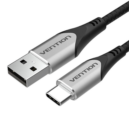 KABEL USB 2.0 A DO USB-C VENTION CODHC 3A 0,25M SZARY