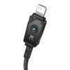 KABEL SZYBKIEGO ŁADOWANIA BASEUS USB DO IP 2,4A,1M (CZARNY)