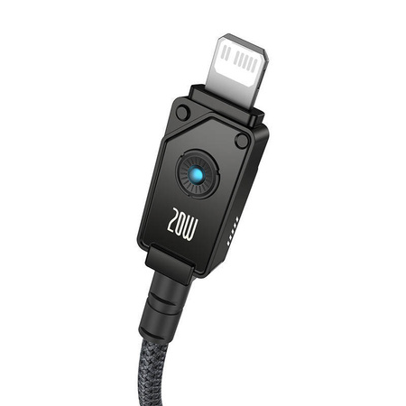 KABEL SZYBKIEGO ŁADOWANIA BASEUS USB C DO IP 20A,1M (CZARNY)
