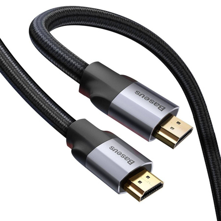 KABEL HDMI 2.0 BASEUS ENJOYMENT SERIES, 4K, 3D, 5M (CZARNO-SZARY)