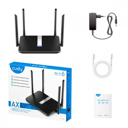 CUDY ROUTER X6 MESH GIGABIT WIFI AX1800