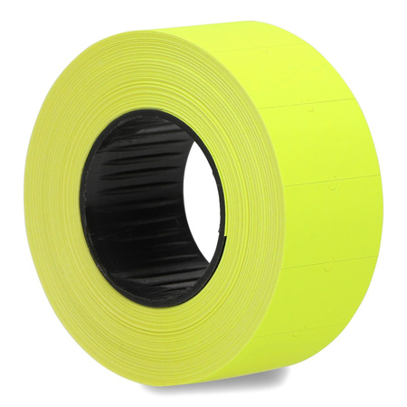 ETYKIETY SAMOPRZYLEPNE 21,5X12MM DO METKOWNIC EMERSON ŻÓŁTE 5ROLEK*800SZT