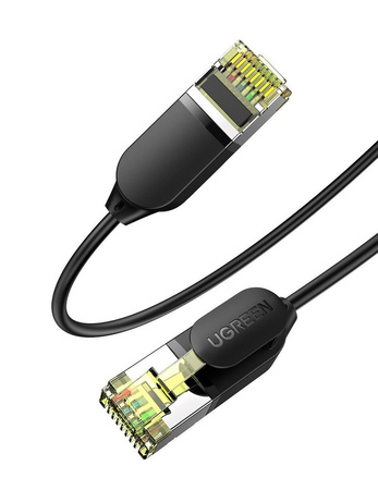 KABEL SIECIOWY UGREEN NW149, ETHERNET RJ45, CAT.7, F/FTP, 1M (CZARNY)