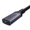 PRZEDŁUŻENIE KABLA USB-C BASEUS MĘSKI DO ŻEŃSKI HIGH DEFINITION 10GBPS, 1M (CZARNY)