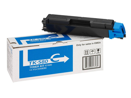 TONER ORYGINALNY KYOCERA TK580C TK580C=1T02KTCNL0 CYAN 2800 STRON