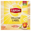 HERBATA LIPTON YELLOW LABEL 100 KOPERT Z ZAWIESZKĄ