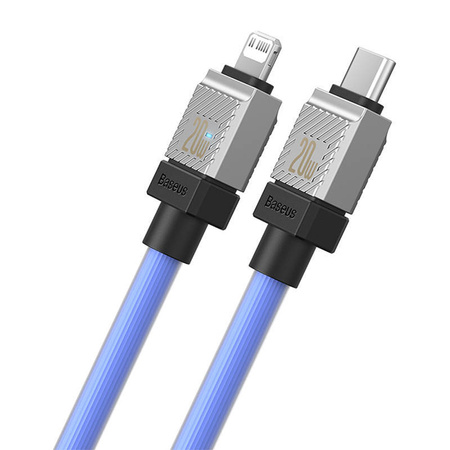 KABEL SZYBKO ŁADUJĄCY BASEUS USB-C DO LIGHTNING COOLPLAY SERIES 20W 2M (FIOLETOWY)