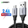 KABEL USB DO MICRO USB UGREEN  US290 QC 3.0 2.4A 1.5M (CZARNY)