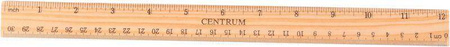 LINIJKA DREWNIANA 30CM CENTRUM 80942