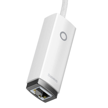 ADAPTER SIECIOWY BASEUS LITE SERIES USB-C DO RJ45 (BIAŁY)