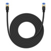 KABEL SIECIOWY W OPLOCIE KAT. 7 BASEUS ETHERNET RJ45, 10GBPS, 5M (CZARNY)