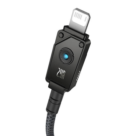 KABEL SZYBKIEGO ŁADOWANIA BASEUS USB DO IP 2,4A,1M (CZARNY)