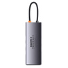 HUB 8W1 BASEUS STARJOY SERIES, USB-C DO HDMI + 3 X USB 3.1 + USB-C PD + RJ45 + MICROSD/SD