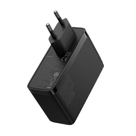 ŁADOWARKA SIECIOWA BASEUS GAN5 PRO 2XUSB-C + USB, 160W (CZARNA)