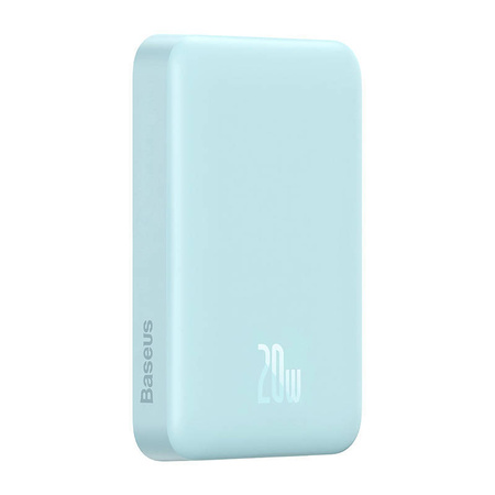 POWERBANK MAGNETYCZNY BASEUS MAGNETIC MINI 10000MAH, USB-C 20W MAGSAFE (NIEBIESKI)