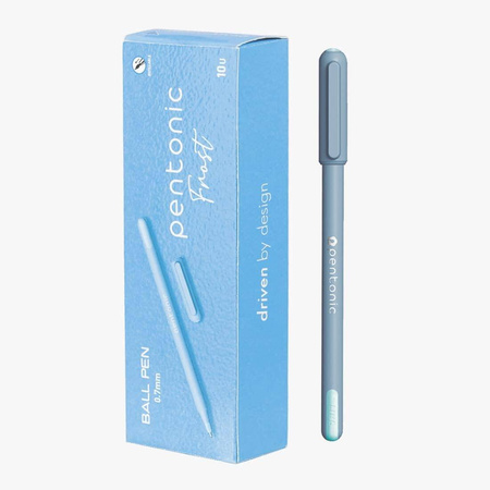 DŁUGOPIS KULKOWY LINC PENTONIC FROST 7044BLU-DZ NIEBIESKI 0.7 PASTELOWA OBUDOWA