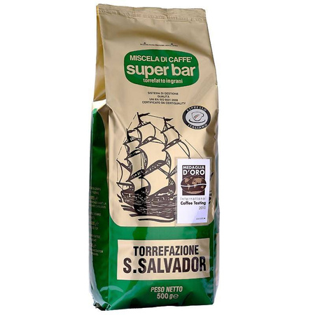 KAWA ZIARNISTA S.SALVADOR MISCELA SUPER BAR 500G