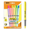 ZAKREŚLACZ BIC HIGHLIGHTER GRIP PASTEL 992562 MIX*12 1.6-3.3MM 12SZT