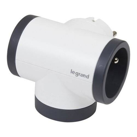 LEGRAND ROZGAŁĘZIACZ OBROTOWY 2XP+Z +USB AC-B/C