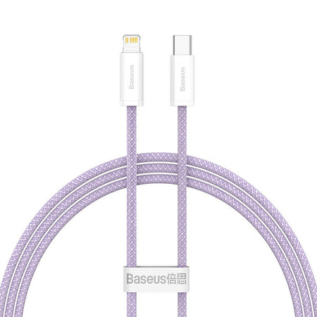 Kabel USB-C do Lightning Baseus Dynamic Series, 20W, 1m (fioletowy)