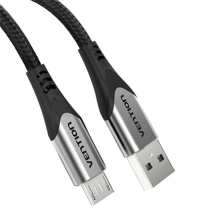 KABEL USB 2.0 A DO MICRO USB VENTION COAHI 3A 3M SZARY