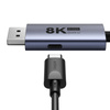 ADAPTER USB-C - DP BASEUS 8K 1,5M (CZARNY)