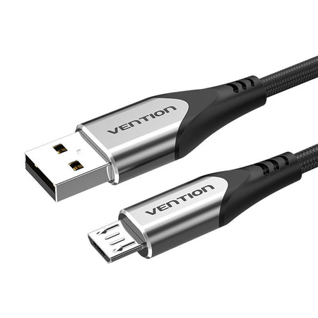 KABEL USB 2.0 A DO MICRO USB VENTION COAHG 3A 1,5M SZARY