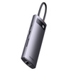 HUB 8W1 BASEUS STARJOY SERIES, USB-C DO HDMI + 3 X USB 3.1 + USB-C PD + RJ45 + MICROSD/SD