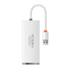 HUB 4W1 BASEUS LITE SERIES USB DO 4X USB 3.0 25CM (BIAŁY)