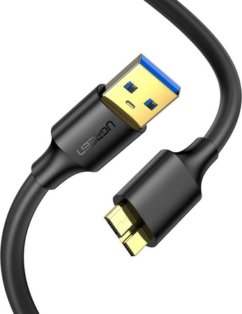 KABEL USB 3.0 - MICRO USB 3.0 UGREEN 0.5M (CZARNY)