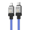 KABEL SZYBKO ŁADUJĄCY BASEUS USB-C DO LIGHTNING COOLPLAY SERIES 20W 2M (FIOLETOWY)